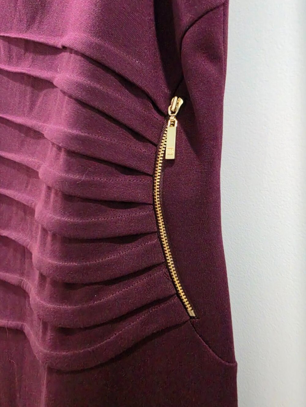 Sleeveless Burgundy Dress